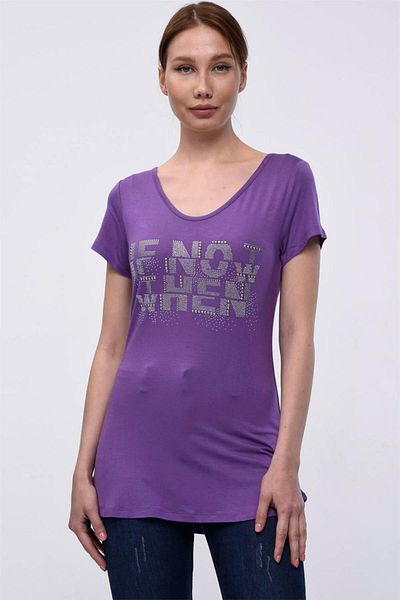 HomeStore T-Shirt*if Not If Now*ense Kreuzband – Flieder