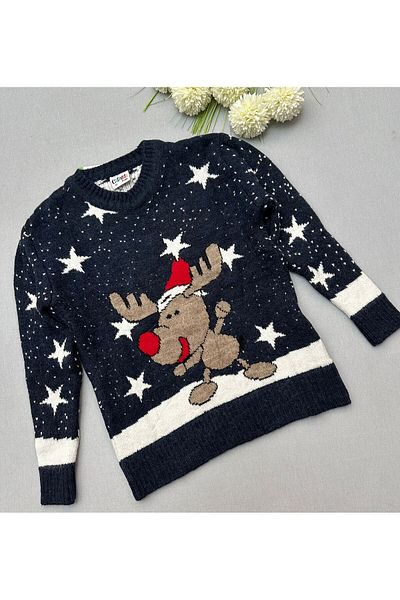 Lolliboomkids Tricotaj unisex Pulover Anul Nou - Zapada - Iarna Concept Tesut Culoare Gamă mare de modele