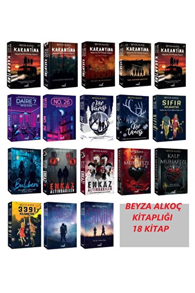 İndigo Kitap Beyza Alkoç Seti Karton Kapak (18 Kitap)