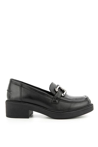 Hush Puppies Черни дамски кожени мокасини 725018-001 Размер: 36