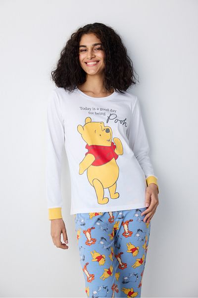 Penti Kalhoty Winnie Cuffed Multicolor Pyžama Set