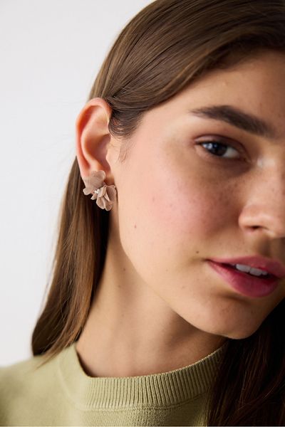 Penti Flower Gold Color Earring Set