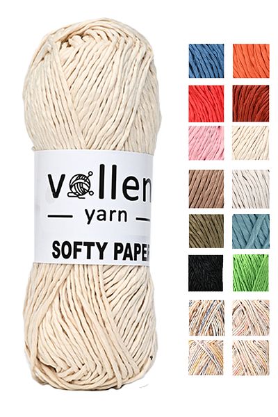 vollen yarn Κρεμ Χρώμα Μαλακό Ράφι - Χόμπι, Κροσέ και Πλεκτό Σχοινί, Σχοινί για Τσάντες και Καπέλα