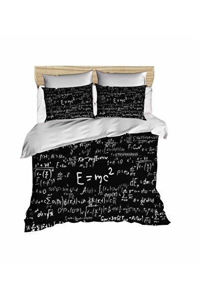 Fabeteks Physics Formulas E=Mc2 3D Digital Double Duvet Cover Set