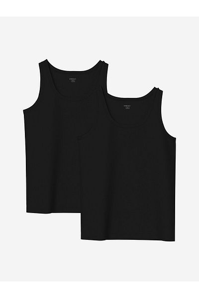 LC Waikiki Lw - Crew Neck Basic Boys' Undershirt 2-Piece