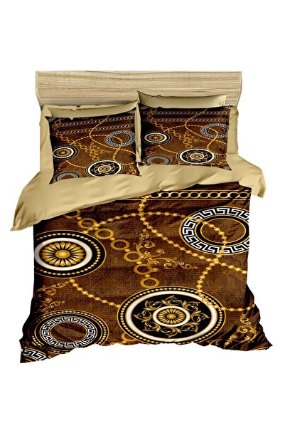Fabeteks Ottoman Chain & Jewelry 3D Digital Double Duvet Cover Set