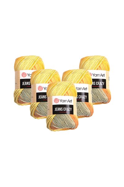 Yarnart Jeans Crazy 5 Πακέτο - 5x50 γρ.