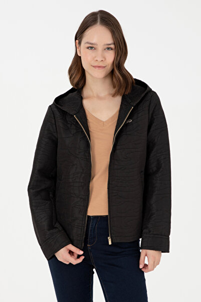 U.S. Polo Assn. معطف أسود نسائي 50292333 -VR046