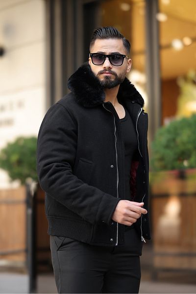 RHONES Men's Furry Bowl Coat