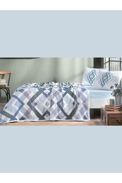 Taç Set Pique Tineret Fashion Arden Blue Single