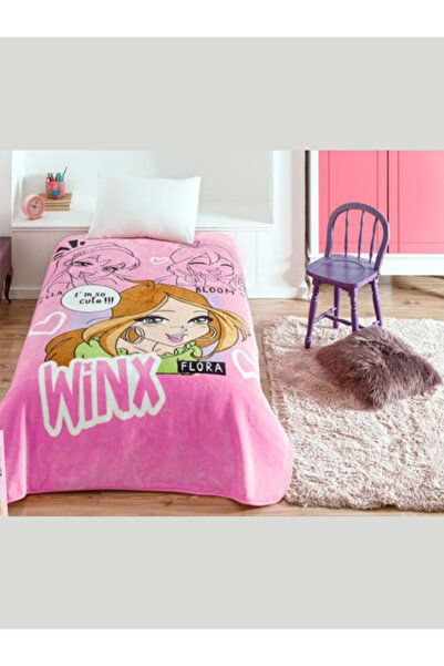 Taç Lisanslı Battaniye Winx Girls Club Tek Kişilik