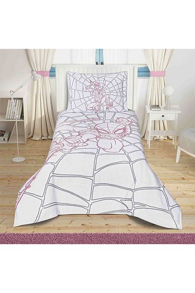 Taç Cuvertură de pat cu licență Jacquard Spiderman Action Single