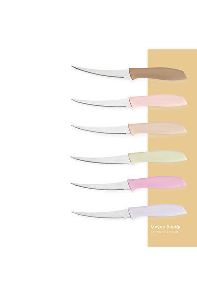 Schafer Quick Chef Meyve Bıçak Seti 6 Parça-Asorti