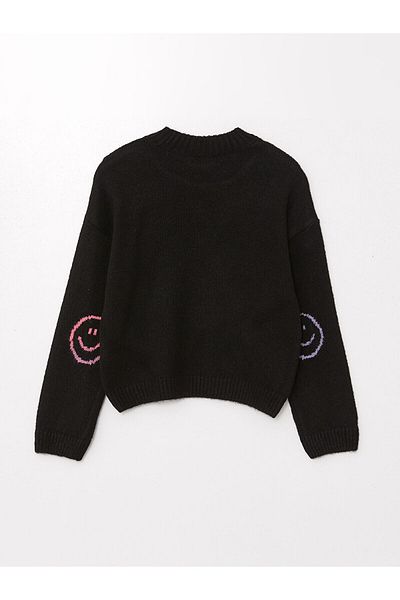 LC Waikiki LCWK Pulover pentru fete cu decolteu triplu
