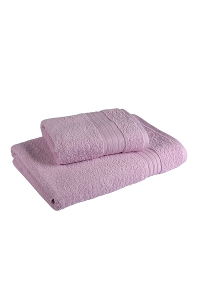 Fialka Рушник з армурою та бавовняною ниткою, 2 шт., ліловий, 50x90