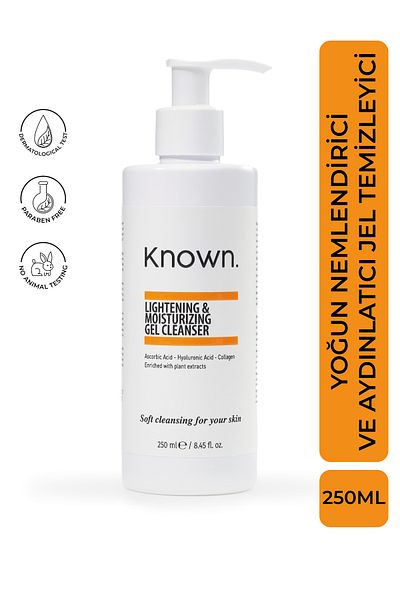 KNOWN. 250 ml Intensive Moisturizing Gel Cleanser