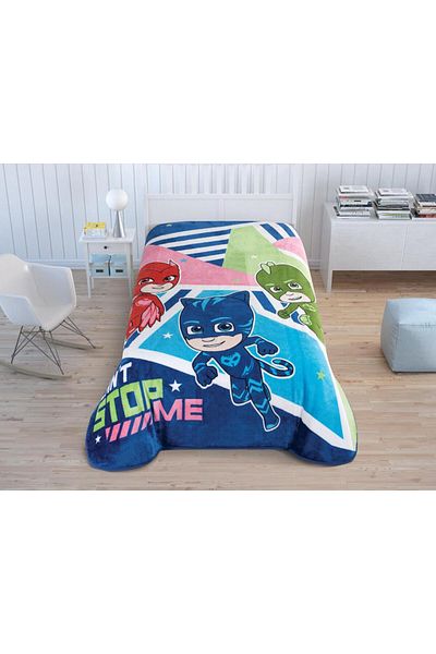 Taç Pătură cu licență Pj Mask Puternic Single