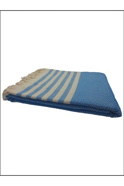 Fialka Pătură decorativă albastră - 200x230