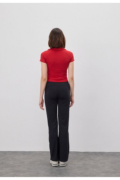 TUBİA Γυναικείο μπλουζάκι Polo Neck Red