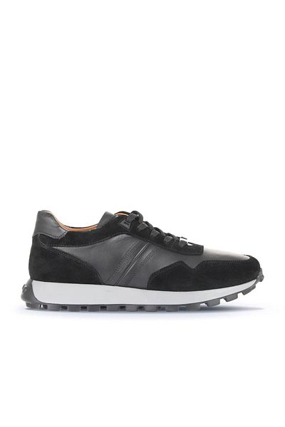 Bueno Shoes Μαύρα Suede-atlas Sr Δερμάτινα Ανδρικά Αθλητικά Παπούτσια 07ma1303e2224