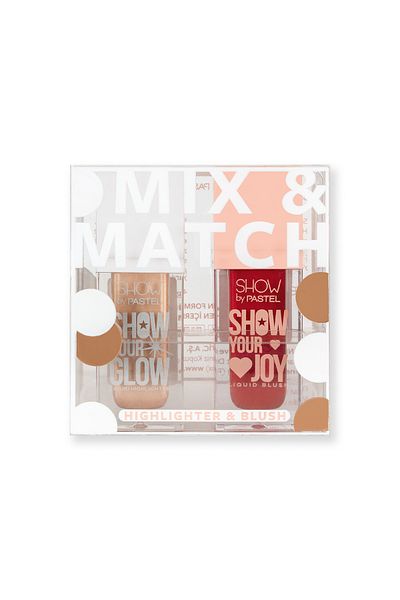 Show by Pastel Mix & Match Pastel Show - Glow Liquid Highlighter 72 & Joy Liquid Blush 52