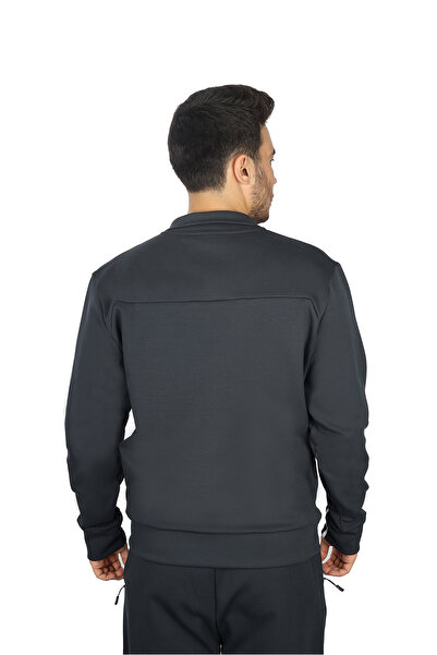 BOSS Erkek Marka Logolu Uzun Kollu Rahat Lacivert Sweatshirt 50523896-402