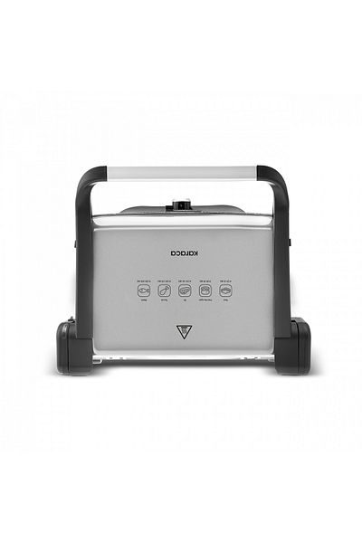 Karaca Gastro Classic 2000 W 6 Slice Capacity Cool Gray Grill and Toaster