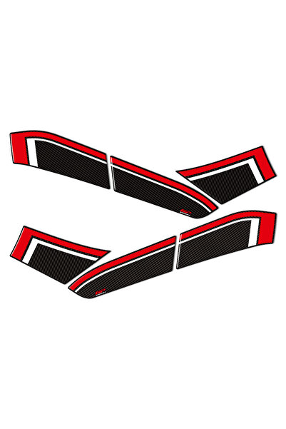 GP KOMPOZİT GP Kompozit Yamaha NMAX 125 / 155 2021-2024 Uyumlu Yan Pad Kırmızı