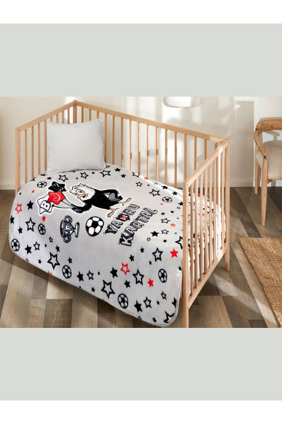 Taç Lisanslı Bebek Battaniye Beşiktaş Yavru Kartal