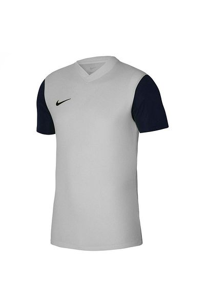 Nike قميص رجالي ذو رقبة مستديرة باللون الرمادي من Dri-fit Tiempo Prem II