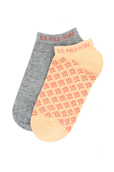 U.S. Polo Assn. Women's 2-Piece Booties Socks 50281721-Vr050