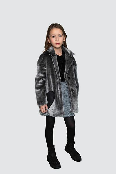 Lia Lea Palton gri pentru fete BG Store