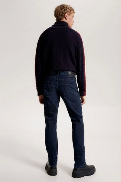 Tommy Hilfiger Straıght Denton Str Meek Blueblk Men's Denim Jeans Mw0Mw333381Bl