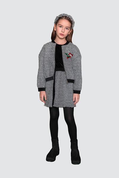 Lia Lea Palton gri pentru fete BG Store