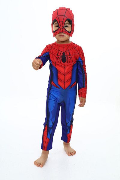 Laurel Kids Wear Costum pentru copii Spiderman - Costum de supererou, Costum de Halloween si petrecere