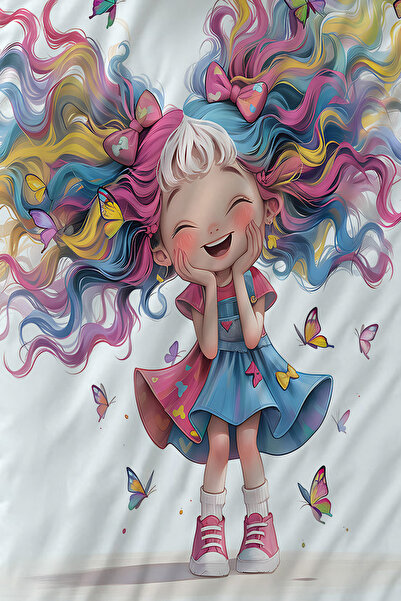 Else Dekor Комплект сладка единична детска завивка за момичета - с калъфка за възглавница