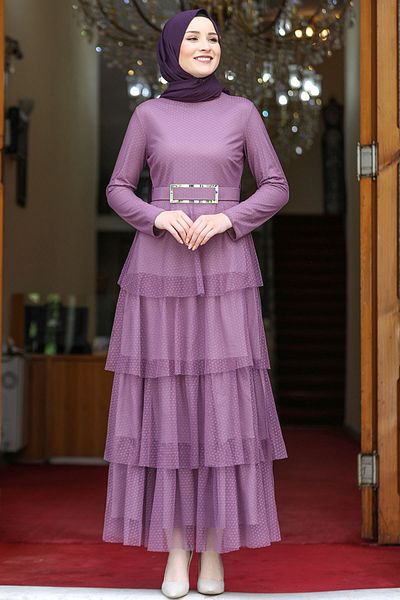 Amine Hüma Aden Φόρεμα Dusty Rose