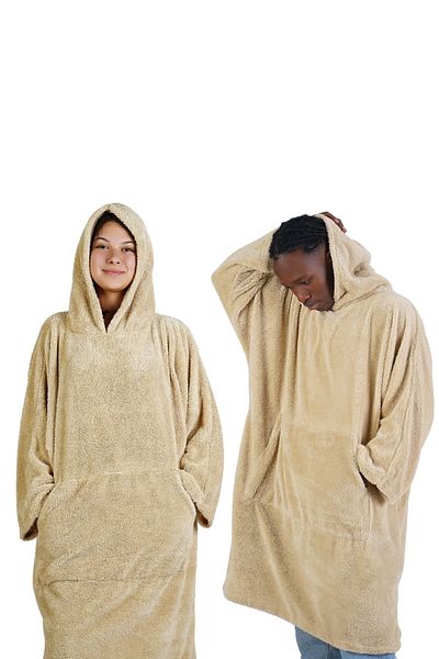 DensHaus Wellsoft Unisex Oversize Hooded Blanket - Wearable