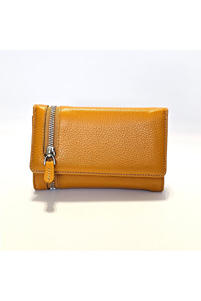 Zeldam Kadın Çok Bolmeli Deri Cüzdan