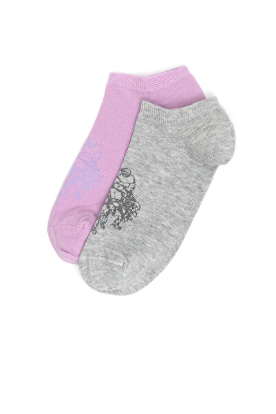 U.S. Polo Assn. Gray Melange Women's Socks - 50286355 -VR086