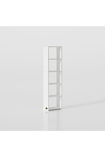 Kenzlife Kitaplık Süper Ga 150*40*19 Byz 5 Katlı Tek Bölme Çift Bölme Opsiyonlu Ofis Mutfak Banyo Do