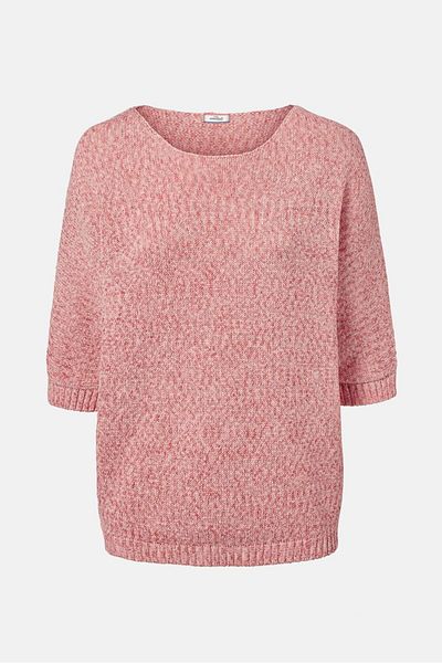 Tchibo Summer Knitted Sweater Made of Stripe Yarn