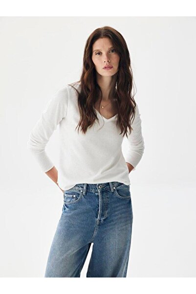 Ltb Hanorac de damă MABADA cu decolteu în V 1224810206089