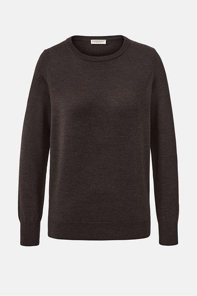 Tchibo Women Long Sleeves Knitted Sweater, Brown