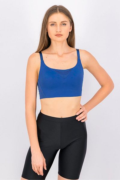 Tchibo Women Slightly Padded Sports Bra, Blue