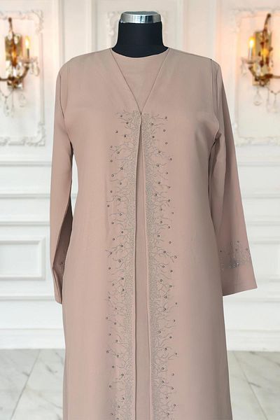 Amine Hüma Βραδινό φόρεμα Mink Sprout Hijab