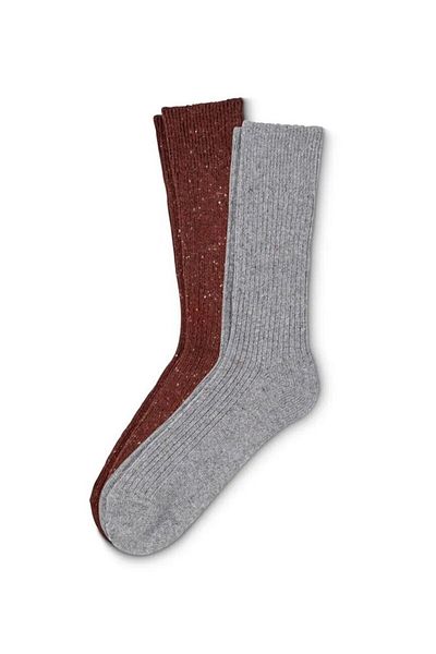 Tchibo Men 2 Pairs Knitted Socks, Multicolor