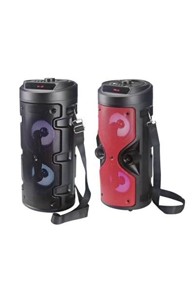 SIGHTZER Bluetooth Speaker Kablosuz Hoparlör Led Işıklı Fm Radyolu Sd Kart Ve...