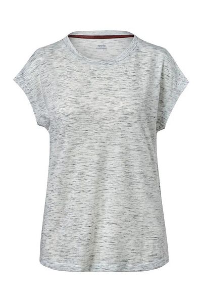 Tchibo Women Sportswear Fit Short Sleeve Outdoor T-shirt, Light Grey Heather