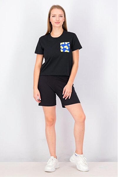 adidas Women Sportswear Fit Short Sleeve Artist Tee, Black